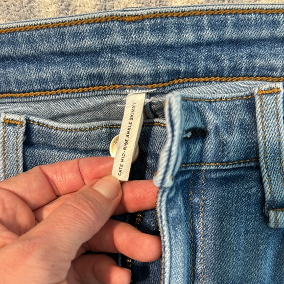 Like New Rag & Bone Mid Rise Ankle Skinny Jeans - Picture 4 of 7